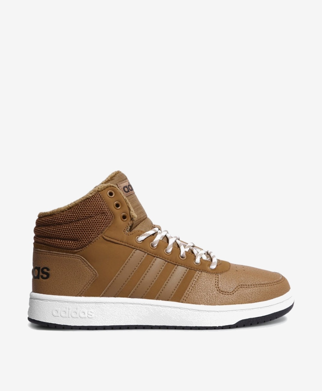 Adidas hoops vs mid braun online