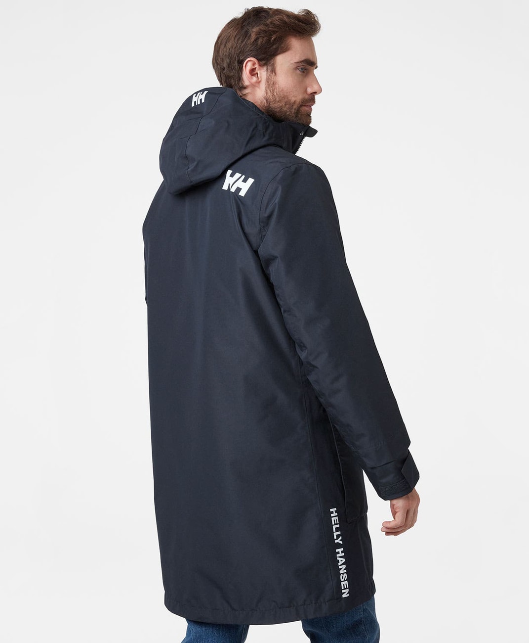 helly hansen rigging coat navy