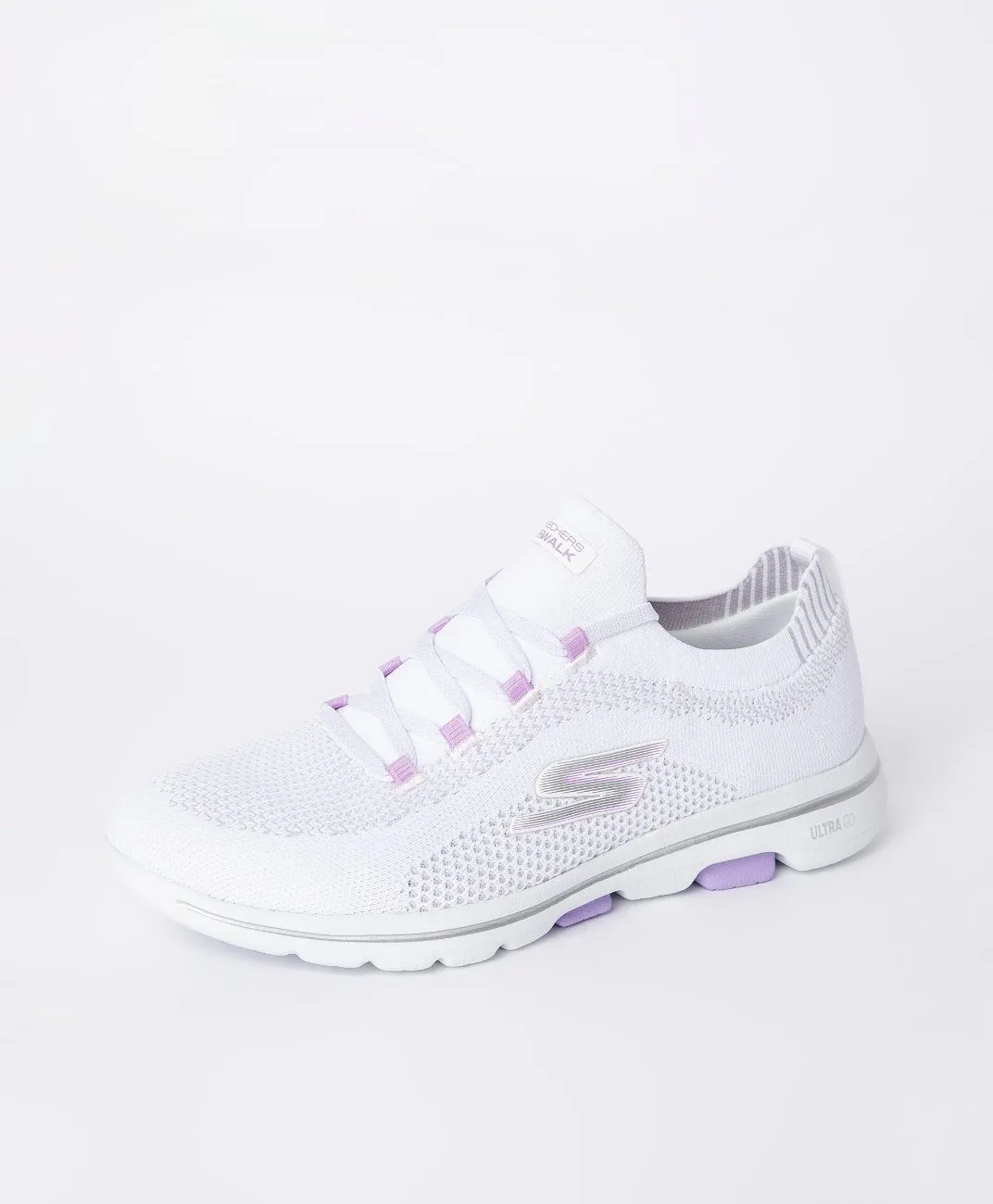 Skechers go walk 5 on sale white