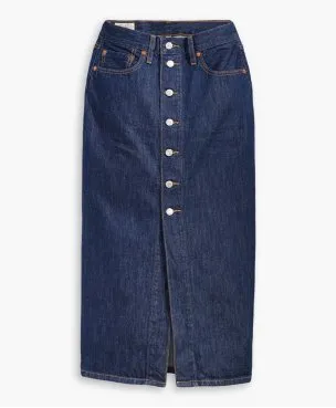 Button front skirt levi's best sale