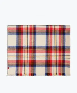 Шарф женский LEVIS RABIDEAU PLAID WRAP CREAM 38346-0051