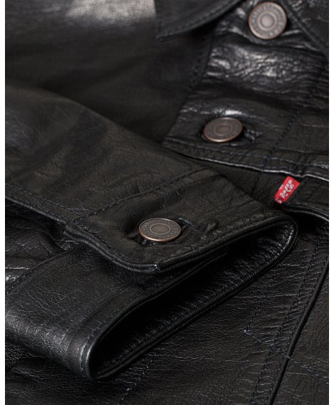  Кожаная куртка Levi's® The Trucker Jacket Leather, фото 4 