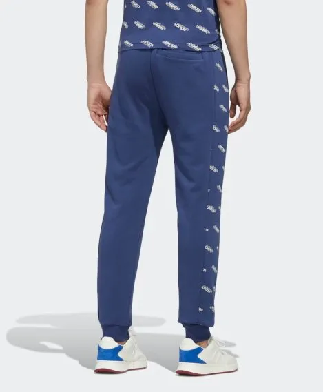 Мужские брюки ADIDAS FAVORITES TRACK PANTS TECH INDIGO/WHITE FM6018, фото 4