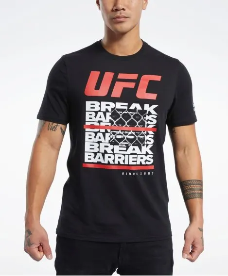 Мужская футболка REEBOK UFC FG CAPSULE BLACK FJ5189, фото 2