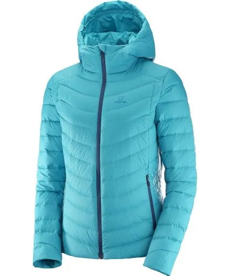 Женский пуховик SALOMON HALO DOWN HOODIE W BLUE BIRD L39693600, фото 1