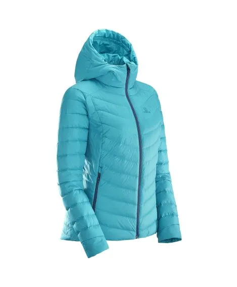 Женский пуховик SALOMON HALO DOWN HOODIE W BLUE BIRD L39693600, фото 2