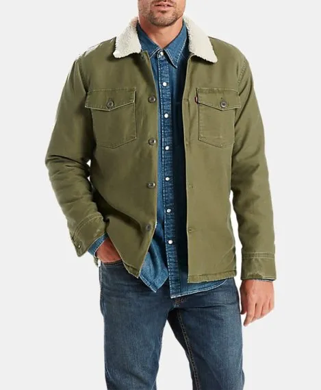  Мужская куртка Levi's Military Sherpa Jacket, фото 1 