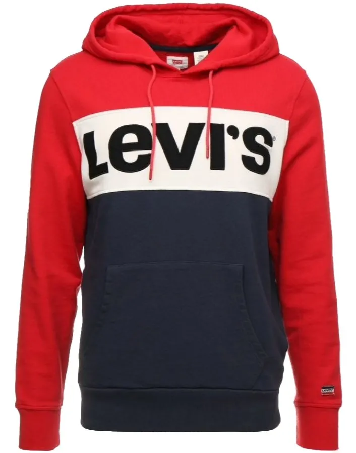 levis color block hoodie